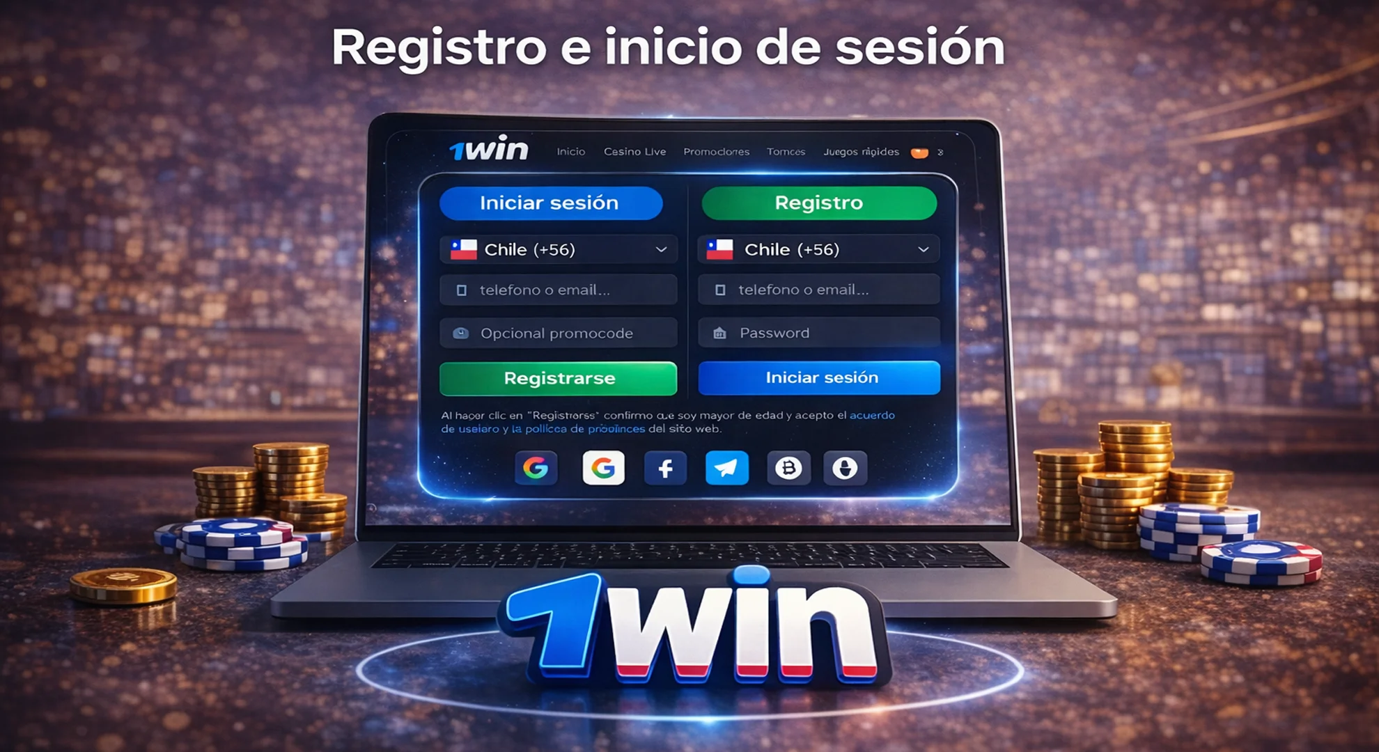 Registro e inicio de sesión